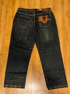 Y2K VTG SEAN JOHN Hip Hop Baggy Skate Jeans 40x34 NWT Brand NEW